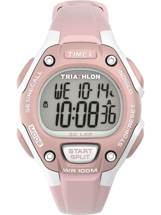 Accessories - Unisex Pink/Digital Gray/Pink Ironman Triathlon Classic 30 34mm Wrist Watches